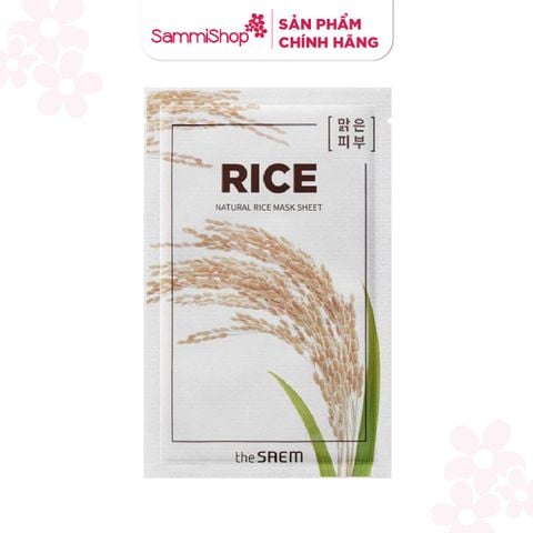 [HÀNG TẶNG KHÔNG BÁN] 3 QT The Saem Mặt nạ gạo/ QT The Saem Mặt nạ nhân sâm bất kỳ