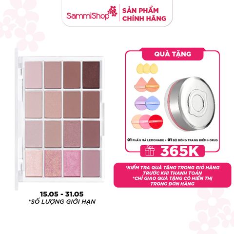 M1T1 15.05 - 31.05 Wakemake Bảng phấn mắt Soft Blurring Eye Palette 14g
