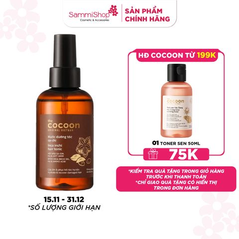 Cocoon Nước dưỡng tóc Sachi 140ml