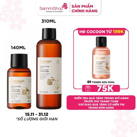 Nước bí đao cân bằng da Cocoon winter melon toner