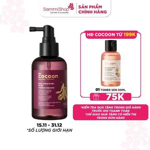 Cocoon Nước dưỡng da đầu Bồ Kết Gleditsia Scalp Tonic 140ml