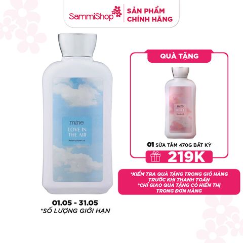 1.5 - 31.5 Mine Sữa tắm Love In The Air Perfumed Shower Gel 470g