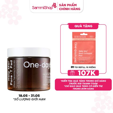 One-Day'syou Nước hoa hồng Help Me Pore-T Pad