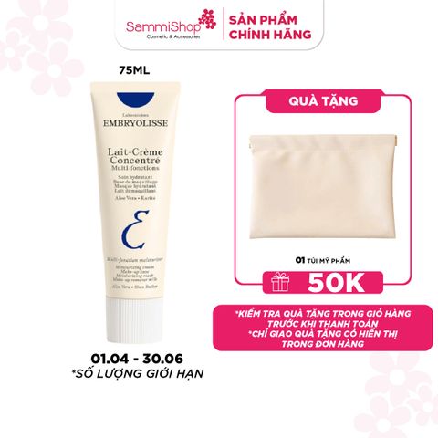 01.04 - 30.06 Embryolisse Sữa dưỡng Lait - Crème Concentré 75ml