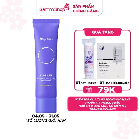APP-WEB 04.05 - 31.05 Beplain Kem chống nắng Sunmuse Tone-Up & Correcting Sunscreen SPF50+ PA++++ 50ml