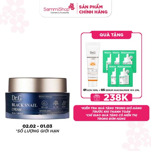 APP+WEB 02.02 - 01.03 Dr.G Kem dưỡng Black Snail Cream 50ml