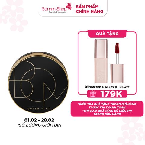 BOM Phấn nước Cover Flex Cushion SPF 50+ PA +++  15g