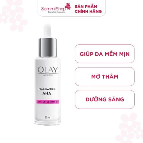 Olay Tinh chất dưỡng trắng da Luminous Niacinamide AHA 30ml