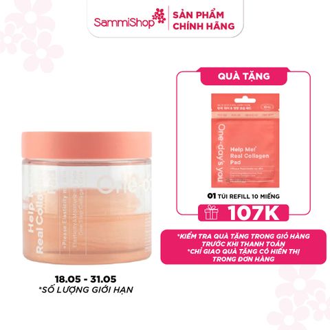18.05-31.05 One-Day'syou Nước hoa hồng Help Me Real Collagen Pad