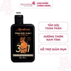 Menitems Tắm gội Nam 3in1 Men Shower Gel Free Skin