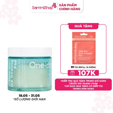 18.05-31.05 One-Day'syou Nước hoa hồng Help Me Ice Cooling Pad