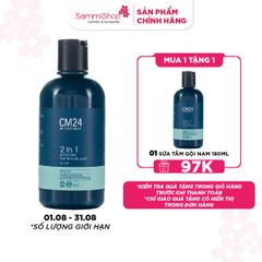 [01.08 - 31.08] CM24 by Coolmate Sữa tắm gội Nam 2in1 180ml