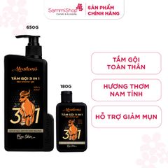 Menitems Tắm gội Nam 3in1 Men Shower Gel Free Skin