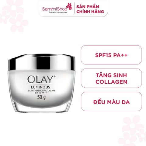 Olay Kem dưỡng ẩm trắng da ban ngày Luminous Light Perfecting Cream 50g