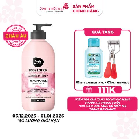 APP + WEB 3.12 - 1.1 Body Natur Sữa Dưỡng Thể Body Lotion Niacinamide Anti-Ageing Action 275ml