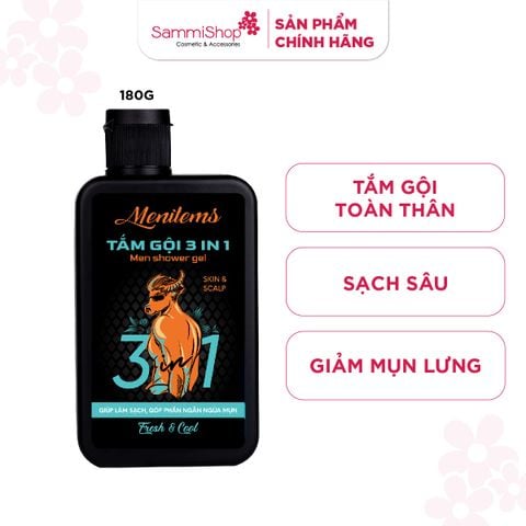 Menitems Tắm gội Nam 3in1 Nam Men Shower Gel Fresh & Cool