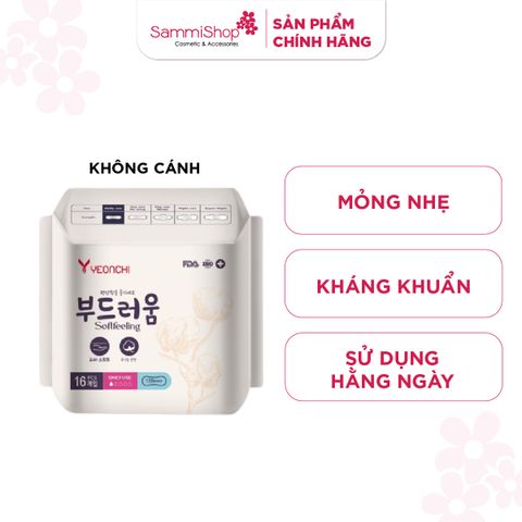 Yeonchi Băng vệ sinh hàng ngày Softfeeling 16 miếng