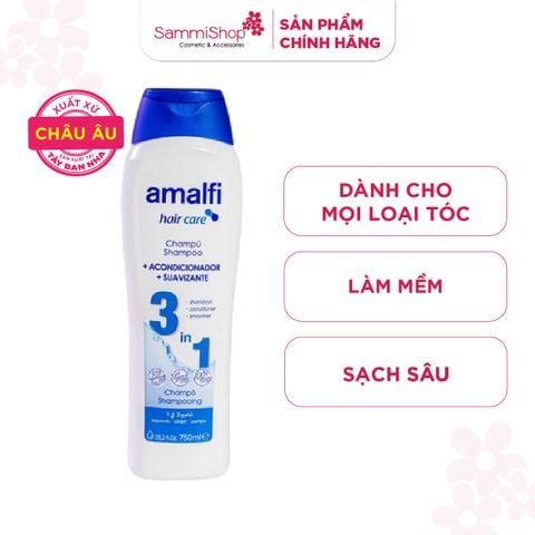 Amalfi Dầu gội 3 in 1 Shampoo 750ml