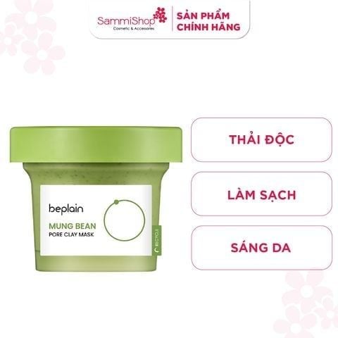 APP-WEB 04.05 - 31.05 Beplain Mặt nạ đất sét Mung Bean Pore Clay Mask 120ml