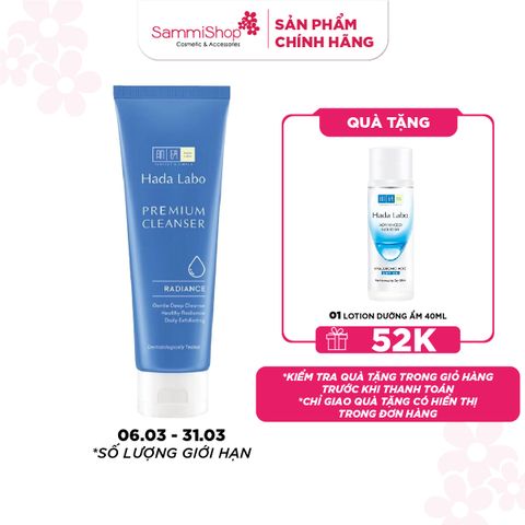 Hadalabo Sữa rửa mặt Premium Cleanser 100g