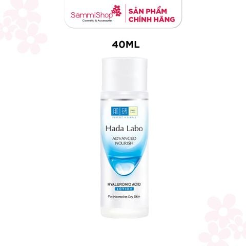 [HÀNG TẶNG KHÔNG BÁN] 2 QT Hadalabo Dung dịch dưỡng ẩm Advanced Nourish Hyaluronic Acid Lotion ForNormal To DrySkin 40ml VÀ 2 QT Hadalabo Nước tẩy trang dưỡng ẩm Micellar Water Hydrating 40ml