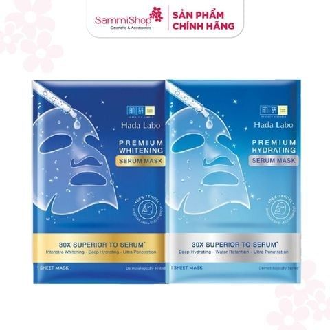 .[HÀNG TẶNG KHÔNG BÁN] 1 QT Hadalabo Dung dịch dưỡng ẩm Advanced Nourish Hyaluronic Acid Lotion ForNormal To DrySkin 40ml VÀ 1 QT Hadalabo Mặt nạ giấy Premium Hydrating Serum Mask 23g HOẶC 1 QT Hadalabo Mặt nạ giấy Premium Whitening Serum Mask 23g