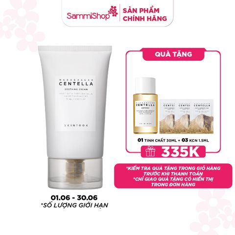 APP+WEB 01.06 - 30.06 Skin1004 Kem dưỡng Madagascar Centella Soothing Cream 75ml