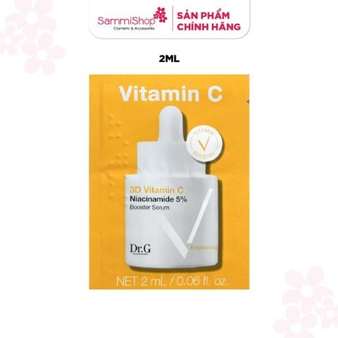[HÀNG TẶNG KHÔNG BÁN] 1 QT Dr.G Kem chống nắng 20ml bất kỳ Và 3 QT Dr.G Tinh chất 3D Vitamin C Niacinamide 5% Booster Serum 2ml