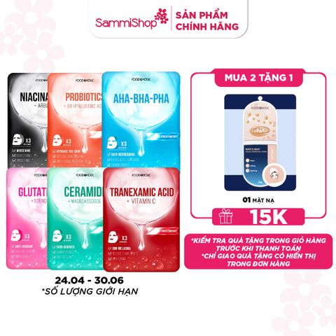 25.04 - 30.06 FOODAHOLIC Mặt Nạ
