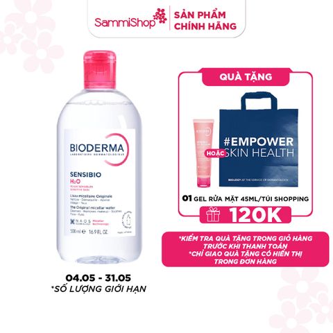 APP-WEB 04.05 - 31.05 Bioderma Nước tẩy trang Sensibio H2O 500ml ver 2