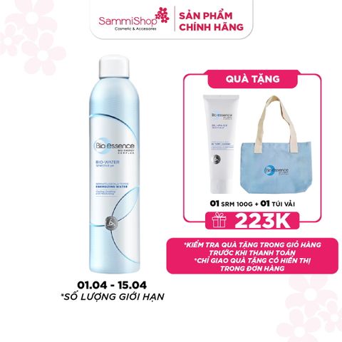 M1T1 01.04 - 15.04  Bio Essence Xịt khoáng Water Energizing Water 300ml (IP07)