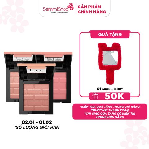 APP+WEB 02.01 - 01.02  Maybelline Phấn má hồng Fitme Mono Blush #30 Fierce as 4.5g