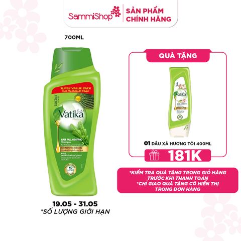 20.05 - 31.05 Vatika Naturals Dầu gội Cactus & Gergir Hair Fall Control 700ml