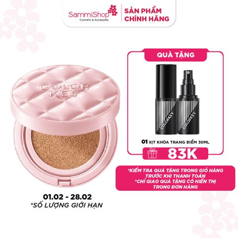 COLORKEY Phấn nước chống nắng Long Lasting Flawless Brightening Cushion Cream