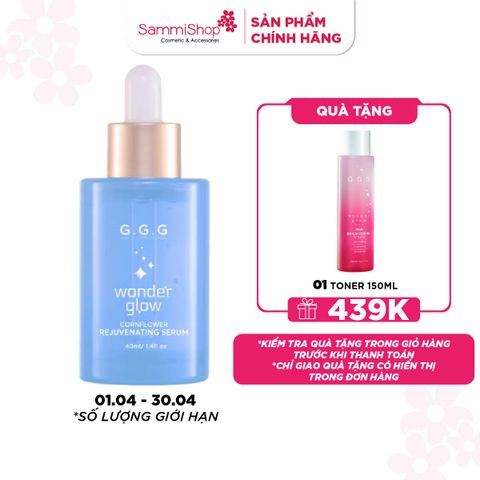 01.04 - 30.04 G.G.G Tinh chất Wonder Glow Rejuvenating Serum 40ml