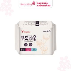 [HÀNG TẶNG KHÔNG BÁN] QT Yeonchi Băng vệ sinh ban ngày Softfeeling 8 miếng loại không cánh 24,5cm