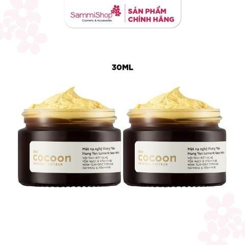 04.05 - 06.05 COMBO 2 Cocoon Mặt nạ nghệ Hưng Yên Turmeric Face Mask 30ml