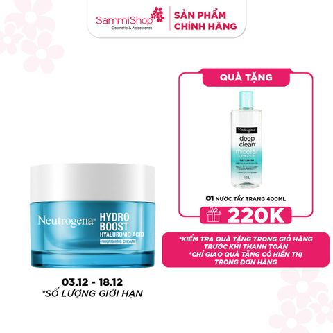 Neutrogena Kem dưỡng ẩm Hydro Boost Hyaluronic Acid Nourishing Cream 50g