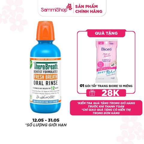 Therabreath Nước súc miệng Fresh Breath Oral Rinse 473ml