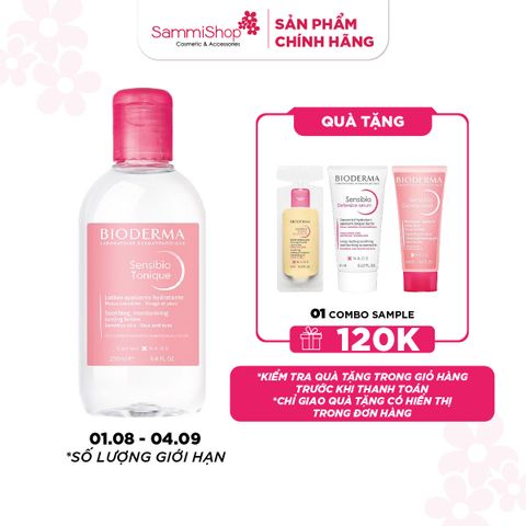 01.08-04.09 APP.WEB Bioderma Nước hoa hồng Sensibio Tonique 250ml