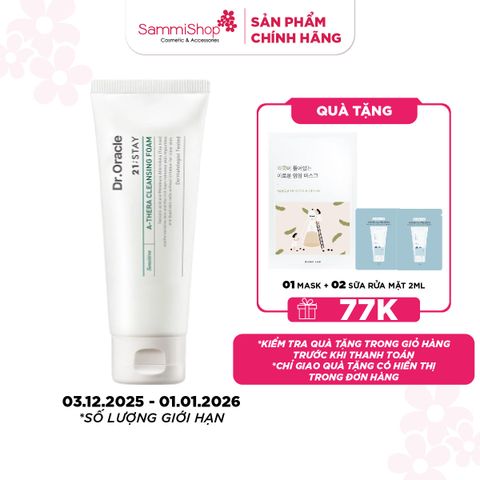 APP + WEB 3.12 - 1.1 Dr.Oracle Sữa rửa mặt 21;STAY A-Thera Cleansing Foam 100ml