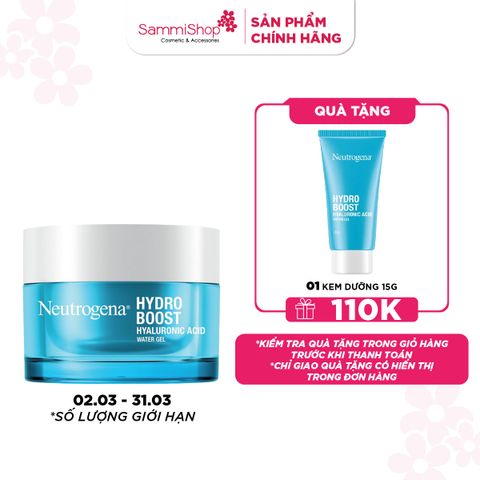 APP+WEB 02.03 - 31.03  Neutrogena Kem dưỡng cấp ẩm Hydro Boost Hyaluronic Acid Water Gel 50g