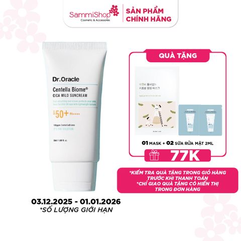 APP + WEB 3.12 - 1.1 Dr.Oracle Kem chống nắng Centella Biome Cica Mild Suncream 50ml