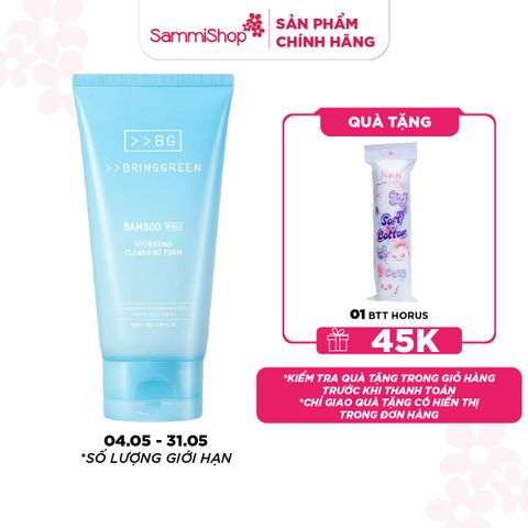 APP-WEB 04.05 - 31.05 Bring Green Sữa rửa mặt Bamboo Hyalu Hydrating Cleansing Foam 120ml