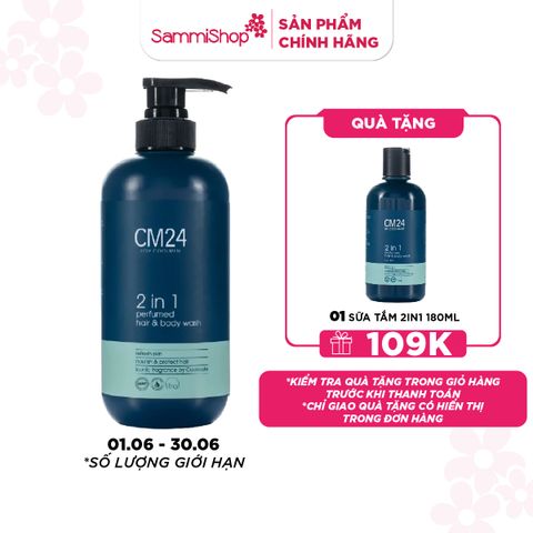 01.06 - 30.06 CM24 for Coolmen Sữa tắm gội Nam 2in1