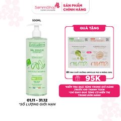 Evoluderm Gel tắm tinh chất nha đam 500ml