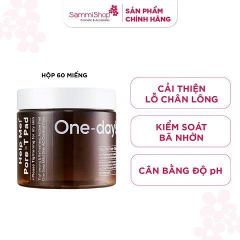 One-Day'syou Nước hoa hồng Help Me Pore-T Pad