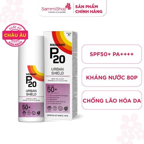 [date 11/2026] Riemann P20 Kem chống nắng Urban Shield SPF50+ PA++++ 50g