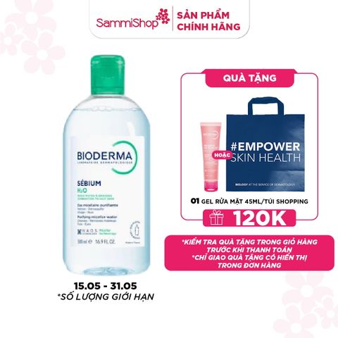 M1T1 15.05 - 31.05 Bioderma Nước tẩy trang Sebium H2O 500 ml
