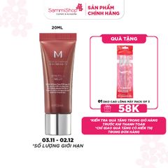 APP-WEB 03.11 - 02.12 Missha Kem nền M Perfect Cover BB Cream EX SPF42 PA+++ 20ml
